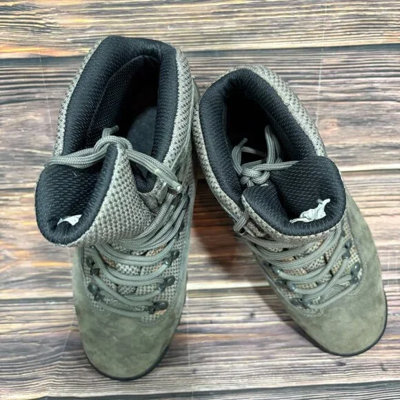 Merrell Eagle II Mid Gray Women's Athletic Hiking Boots Suede Size 8 - Picture 7 of 8